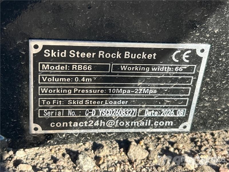 GIYI GY-RB66N 66 in Skeleton Skid Steer Bucket (Un Kašike / Korpe