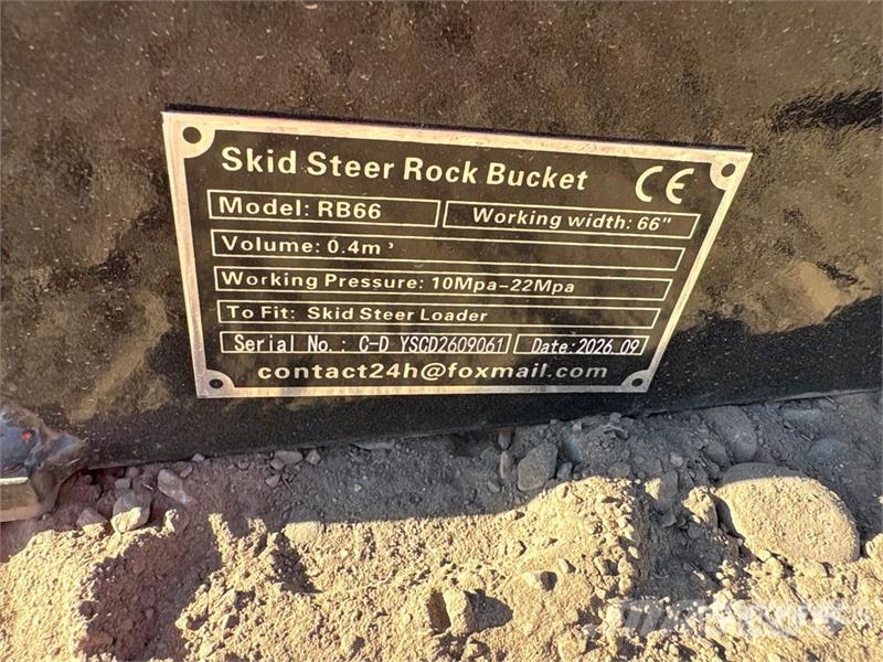  GIYI GY-RB66N 66 in Skeleton Skid Steer Bucket (Un Schaufeln