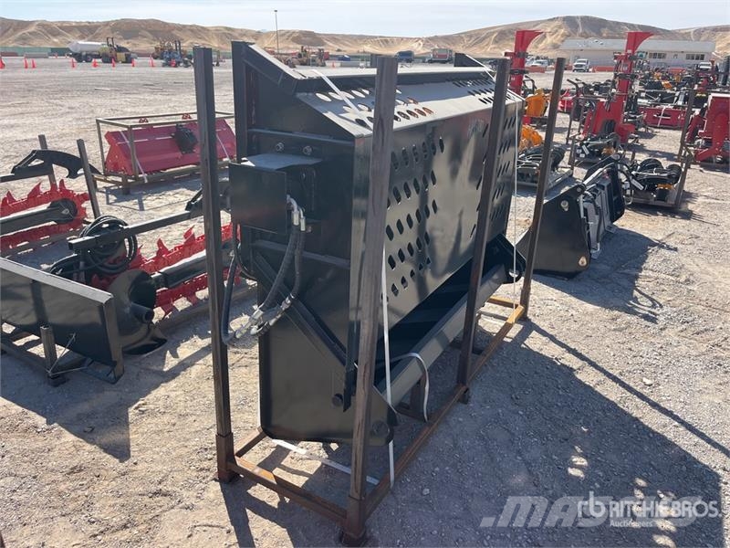 GIYI GY-RR78 78 in Skid Steer Rock Rake (Unused) Egyéb alkatrészek