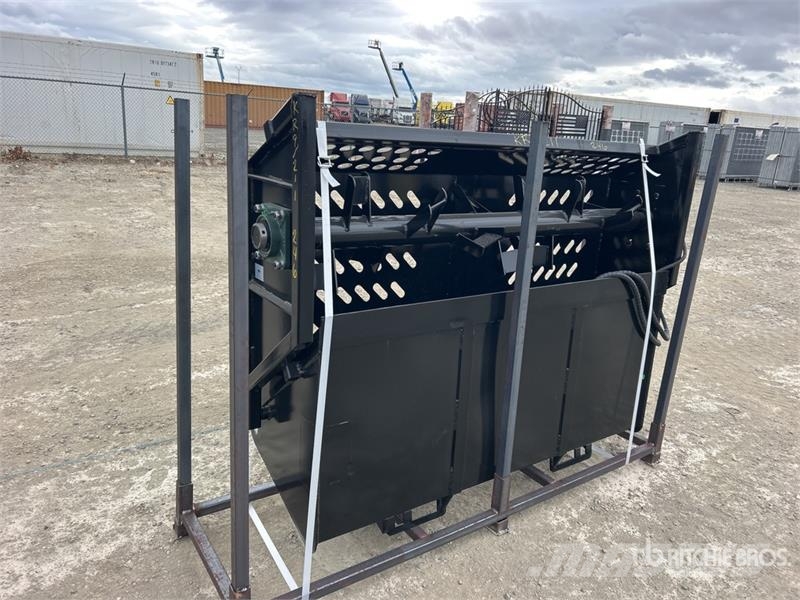 GIYI GY-RR78 78 in Skid Steer Rock Rake (Unused) Other components