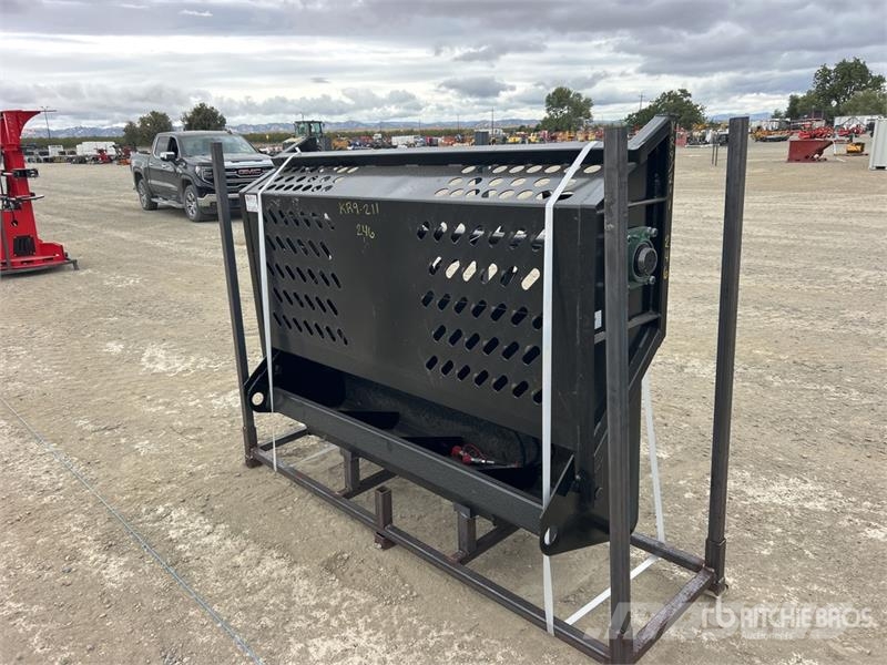 GIYI GY-RR78 78 in Skid Steer Rock Rake (Unused) Other components