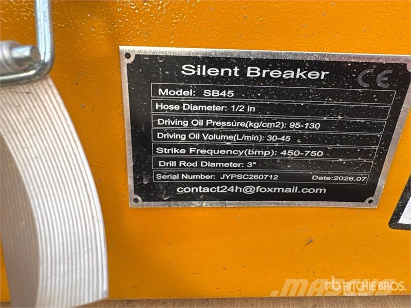 GIYI GY-SB45 Hydraulic Breaker (Unused) Fejtőgépek