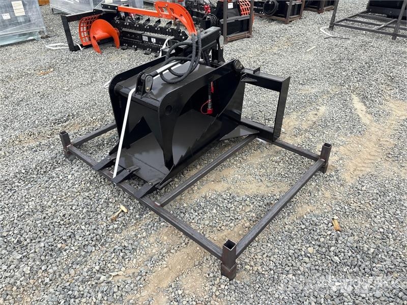 GIYI GY-SGB45 41 in Stump Skid Steer Grapple Bucke Grijpers