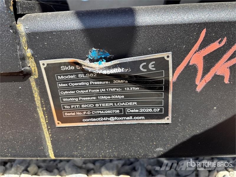  GIYI GY-SLS82 Skid Steer Log Splitter (Unused) Fa hántoló, vágó, aprító