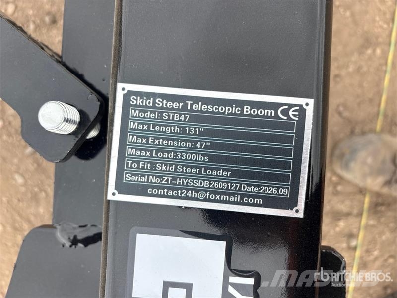 GIYI GY-STB47 Telescopic Boom (Unused) Drugi deli