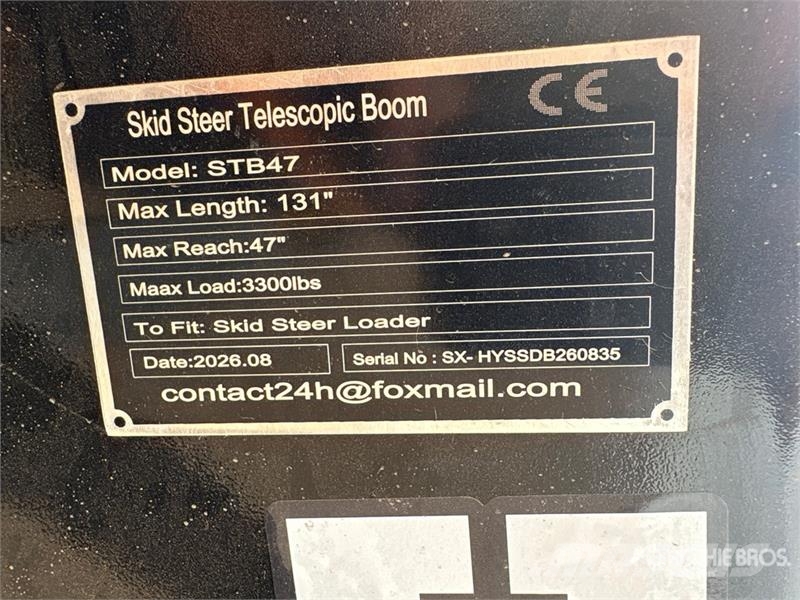 GIYI GY-STB47 Telescopic Boom (Unused) Drugi deli