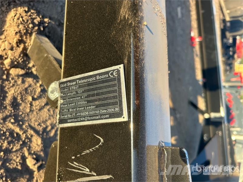 GIYI GY-STB47 Telescopic Boom (Unused) Andre komponenter