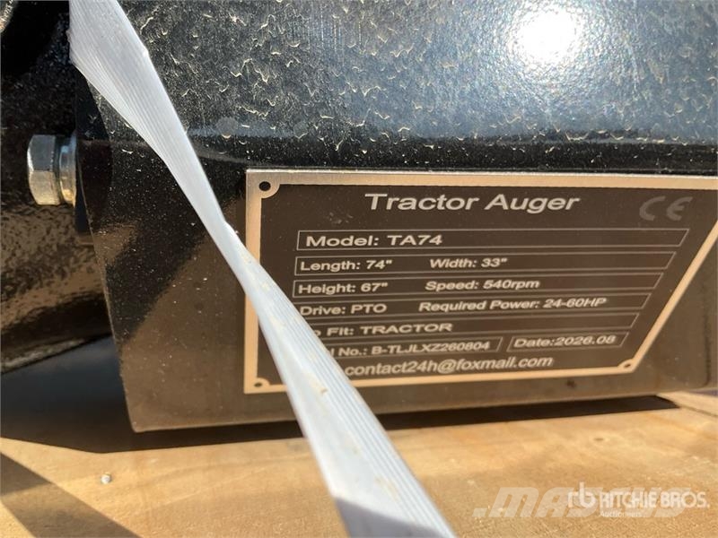 GIYI GY-TA74 8 in Tractor Auger (Unused) Lauksaimniecība- Citi