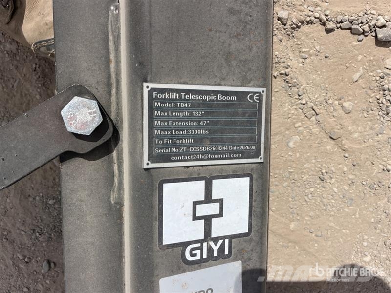  GIYI GY-TB47 132 in Forklift Telescopic Boom (Unus Other components