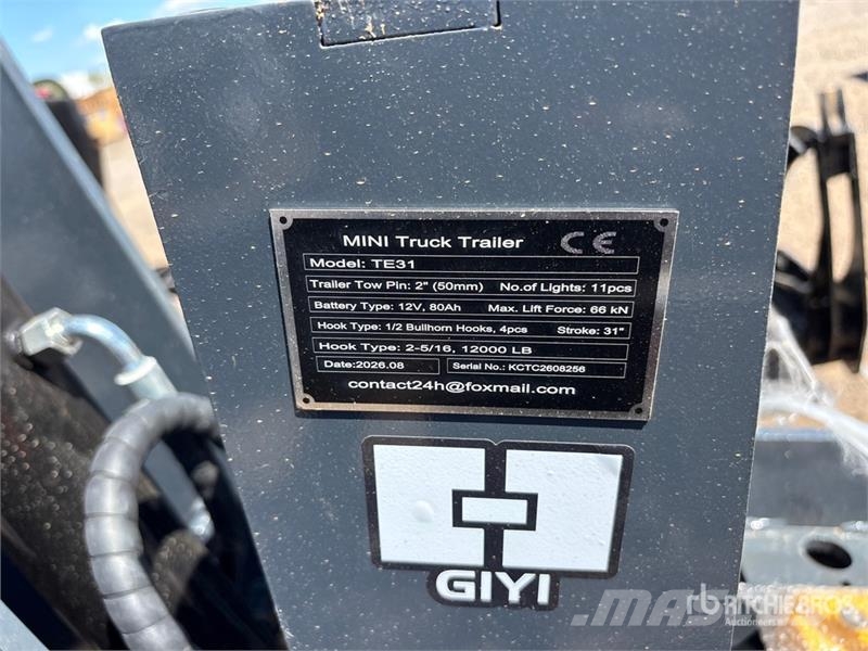 GIYI GY-TE780 Fifth Wheel Wrecker Attachment (Unus Ostale kargo komponente