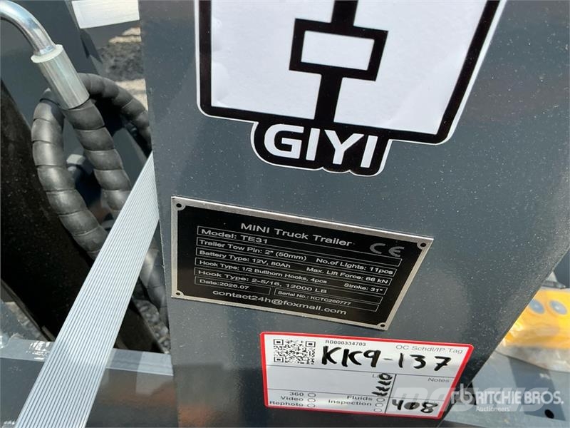 GIYI GY-TE780 Fifth Wheel Wrecker Attachment (Unus Outros componentes