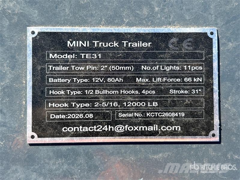  GIYI GY-TE780 Fifth Wheel Wrecker Attachment (Unus Diger aksam
