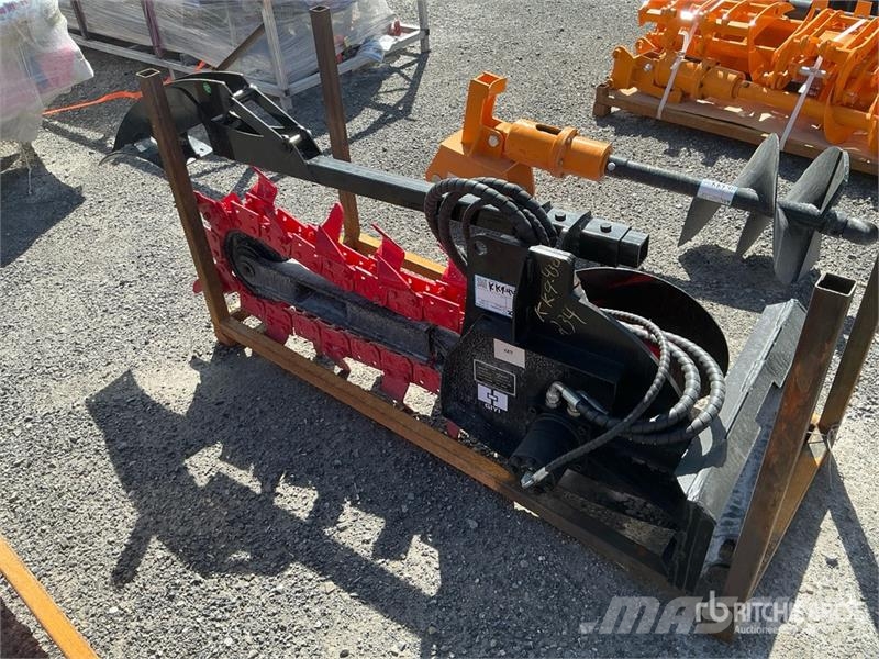 GIYI GY-X39 25 in Mini Skid Steer Trencher (Unused Trenchers