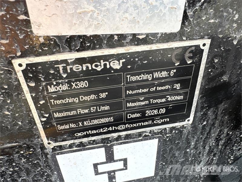 GIYI GY-X39 25 in Mini Skid Steer Trencher (Unused Trenchers