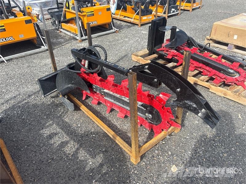 GIYI GY-X39 25 in Mini Skid Steer Trencher (Unused Trenchers