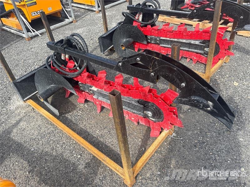 GIYI GY-X39 25 in Mini Skid Steer Trencher (Unused Trenchers