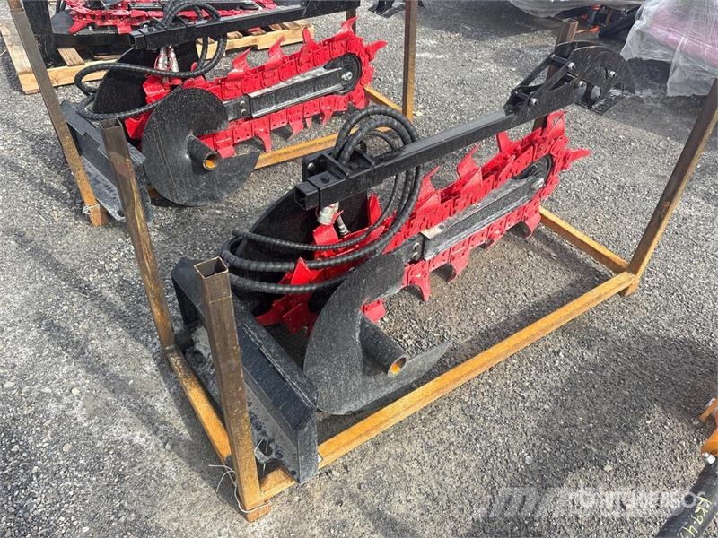 GIYI GY-X39 25 in Mini Skid Steer Trencher (Unused Trenchers