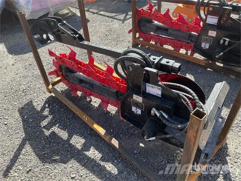  GIYI GY-X39 38 in Mini Skid Steer Trencher (Unused ماكينات حفر خنادق