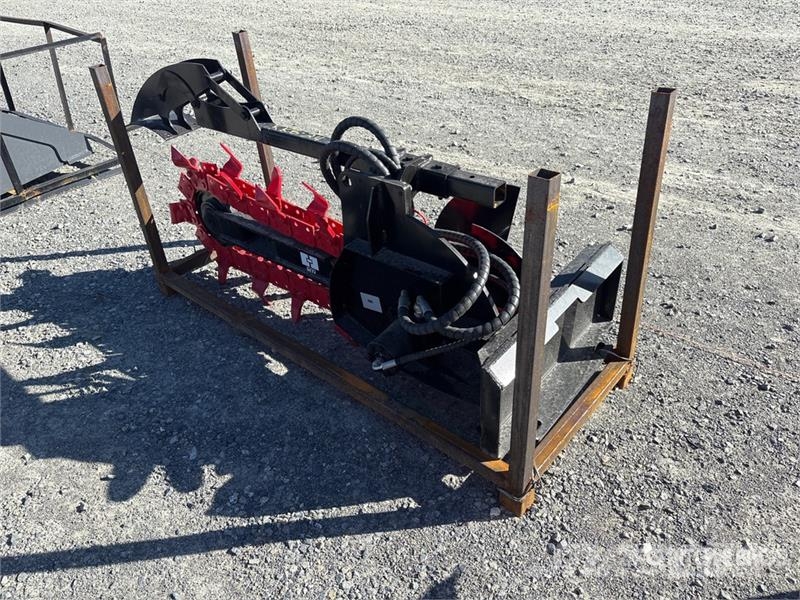 GIYI GY-X39 39 in Mini Skid Steer Trencher (Unused Excavadoras de zanjas