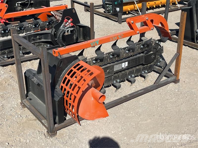  GIYI GY-X39 39 in Mini Skid Steer Trencher (Unused Tranšeju racēji