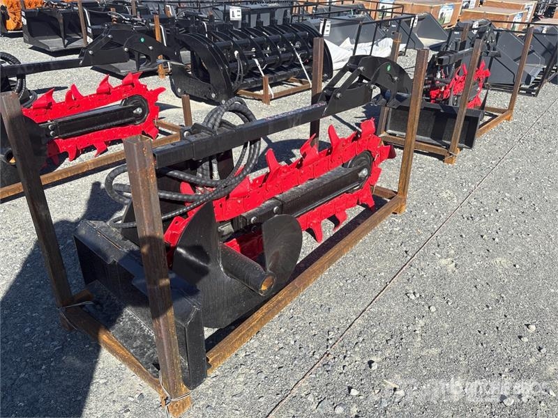 GIYI GY-X39 39 in Mini Skid Steer Trencher (Unused Excavadoras de zanjas