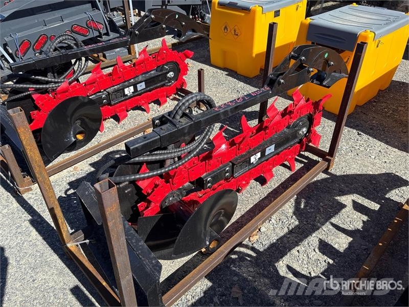 GIYI GY-X39 39 in Mini Skid Steer Trencher (Unused Excavadoras de zanjas