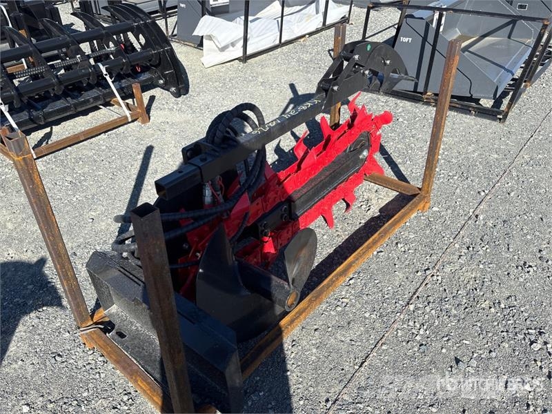 GIYI GY-X39 39 in Mini Skid Steer Trencher (Unused Excavadoras de zanjas