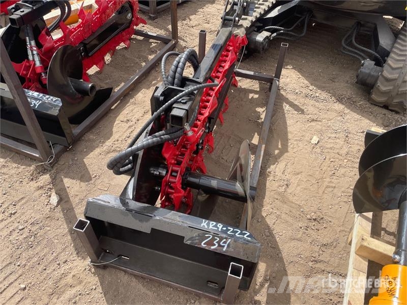  GIYI GY-X39 Mini Skid Steer Trencher (Unused) ماكينات حفر خنادق