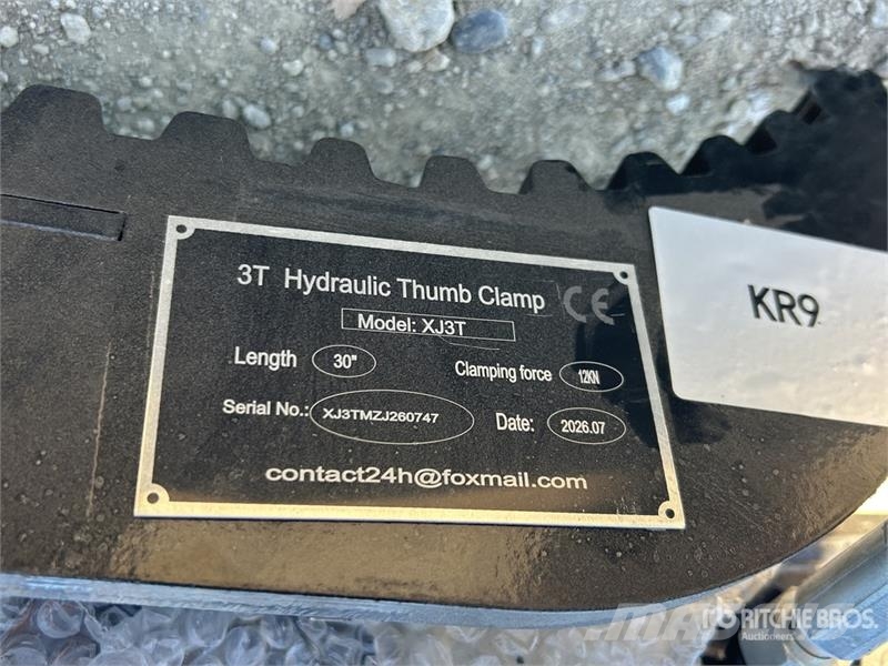 GIYI GY-XJ3T 11 in Hydraulic Excavator Thumb (Unus Kašike / Korpe