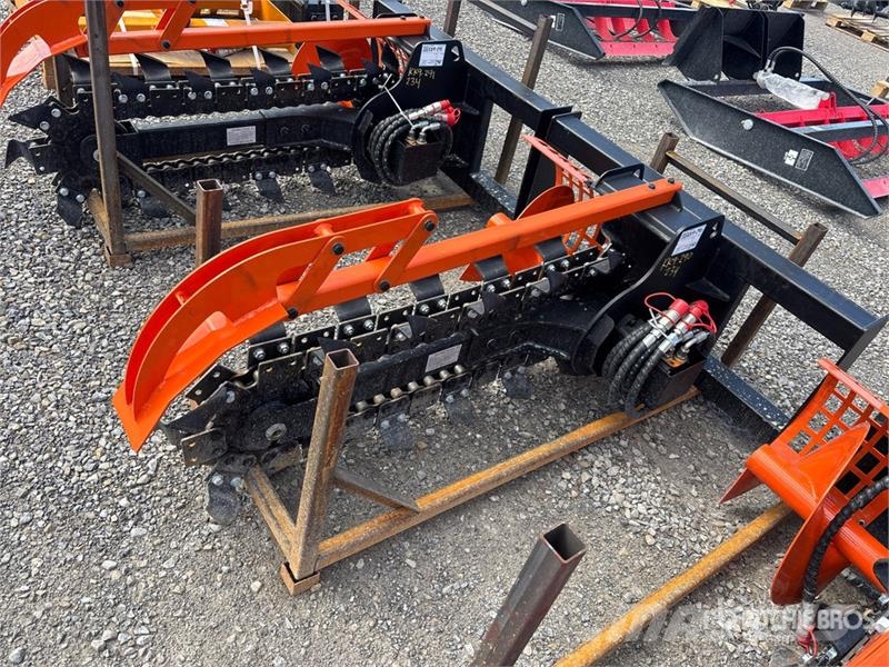 GIYI GY-Y D380 39 in Skid Steer Trencher (Unused) Sleuvengravers