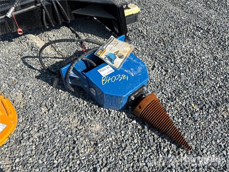 GIYI Mini Skid Steer Log Splitter Vedkløvere, kappemaskiner og flismaskiner