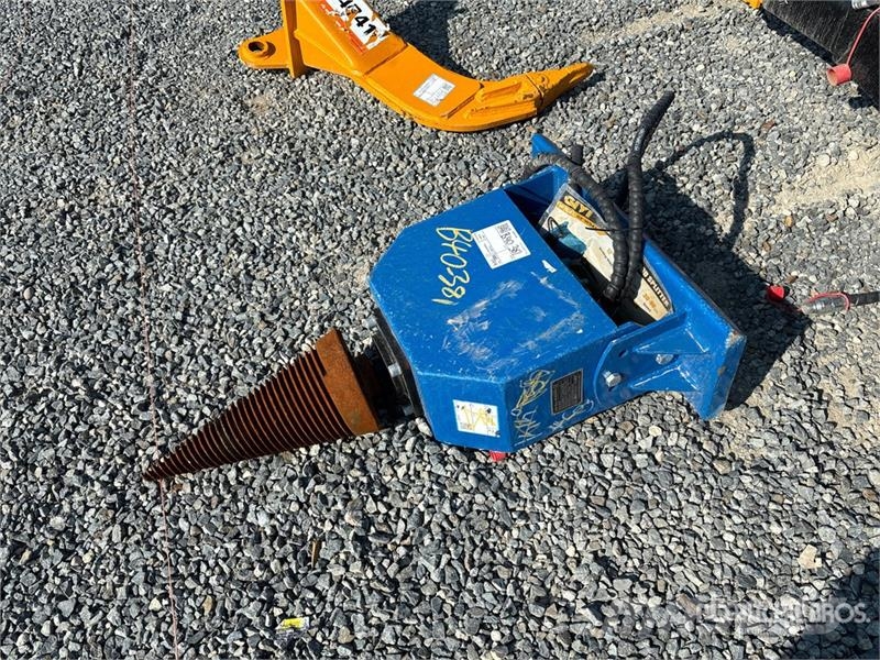 GIYI Mini Skid Steer Log Splitter Vedkløvere, kappemaskiner og flismaskiner
