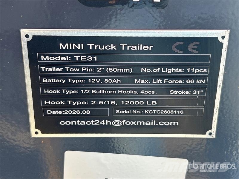 GIYI TE31 Fifth Wheel Wrecker Attachment (Unused) 운송 장비 - 기타