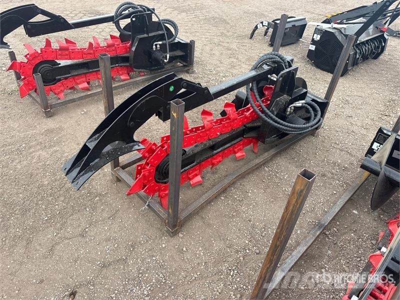 GIYI X380 24 in Mini Skid Steer Trencher (Unused) Abre-valas