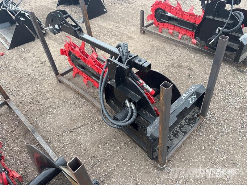 GIYI X380 24 in Mini Skid Steer Trencher (Unused) Abre-valas