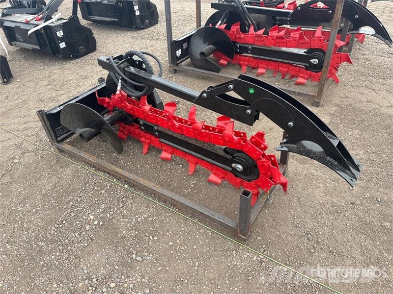 GIYI X380 24 in Mini Skid Steer Trencher (Unused) Abre-valas