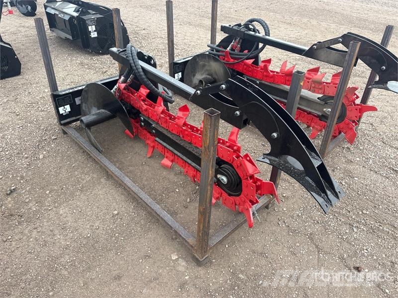GIYI X380 24 in Mini Skid Steer Trencher (Unused) Abre-valas