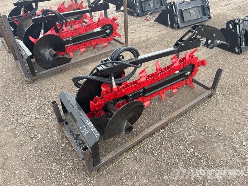 GIYI X380 24 in Mini Skid Steer Trencher (Unused) Abre-valas