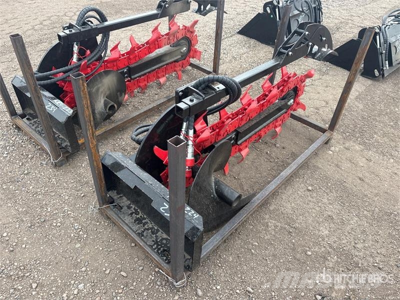 GIYI X380 24 in Mini Skid Steer Trencher (Unused) Abre-valas