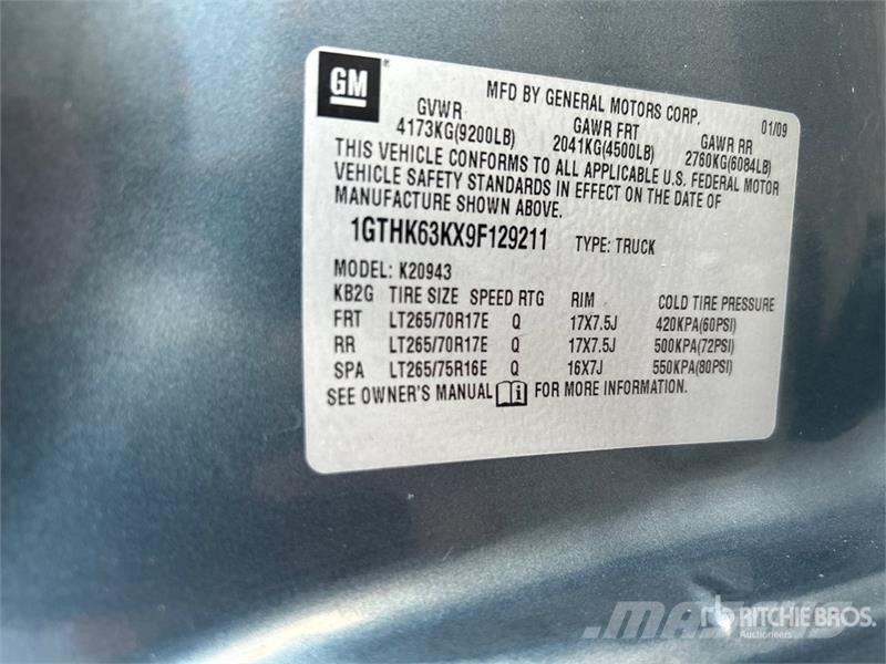 GMC 2500 HD 4x4 Crew Cab Pickup Furgoni altro