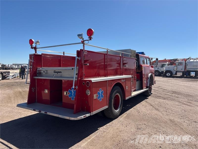 GMC 4x2 Crew Cab Fire Truck 소방차