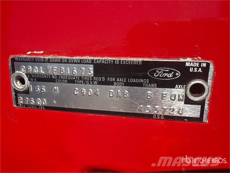 GMC 4x2 Crew Cab Fire Truck 소방차