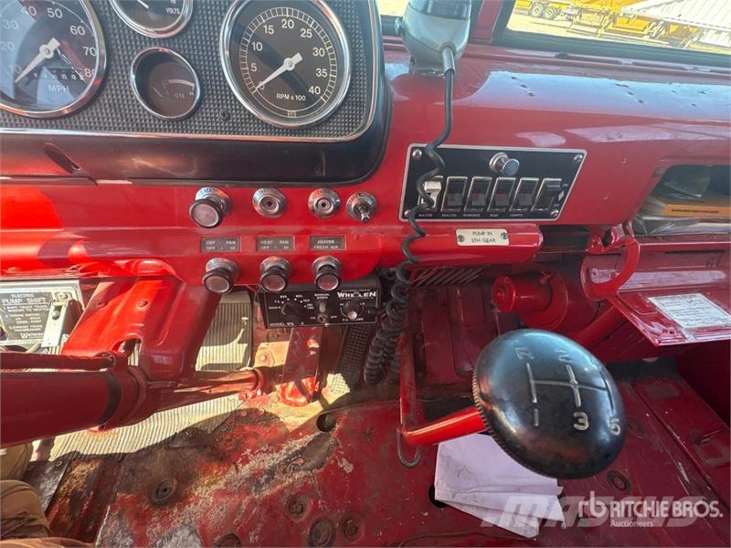 GMC 4x2 Crew Cab Fire Truck 소방차