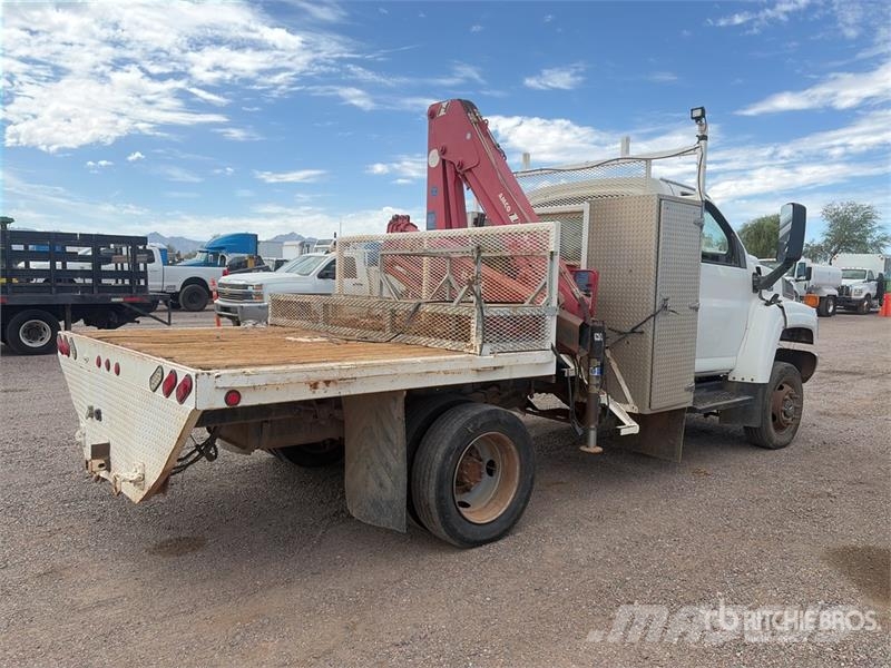 GMC AMCO VEBA V 706 3S Knuckle Boom on GMC C5500 4x4 Darus teherautók