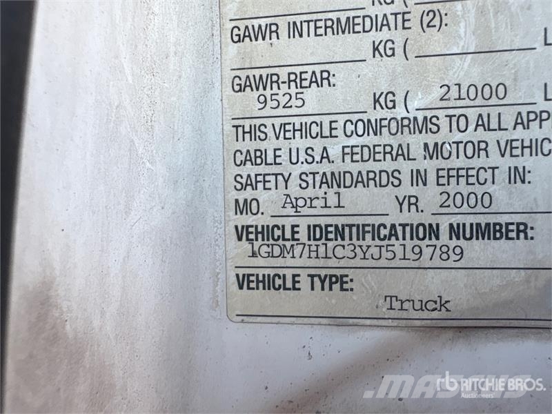 GMC C7500 Φορτηγά Ανατροπή
