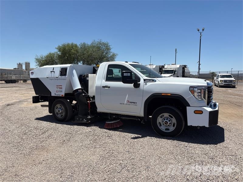 GMC hawk sweepers OSPREYS on  GMC 2500HD Sweeper Truck شاحنات كاسحة