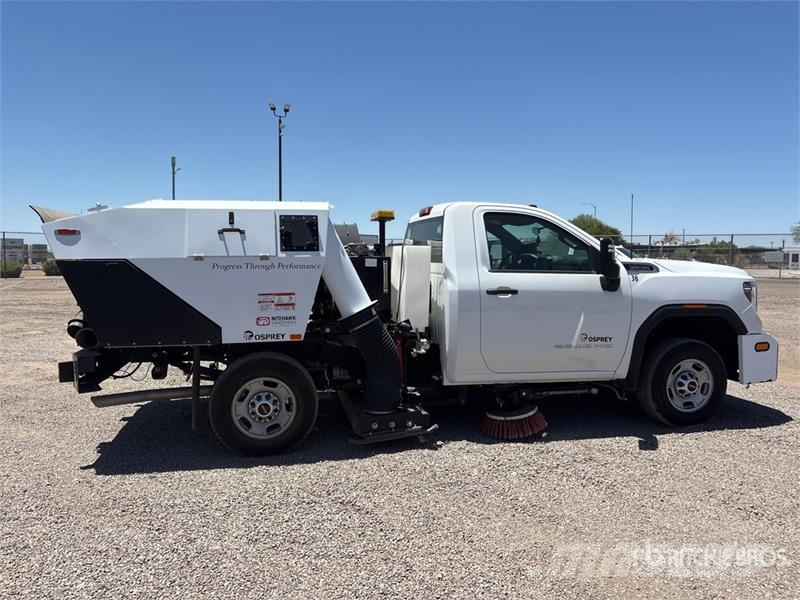 GMC hawk sweepers OSPREYS on  GMC 2500HD Sweeper Truck شاحنات كاسحة