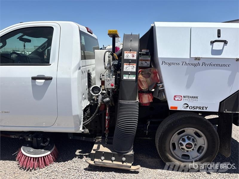 GMC hawk sweepers OSPREYS on  GMC 2500HD Sweeper Truck شاحنات كاسحة