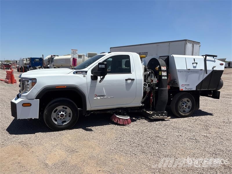 GMC hawk sweepers OSPREYS on  GMC 2500HD Sweeper Truck شاحنات كاسحة
