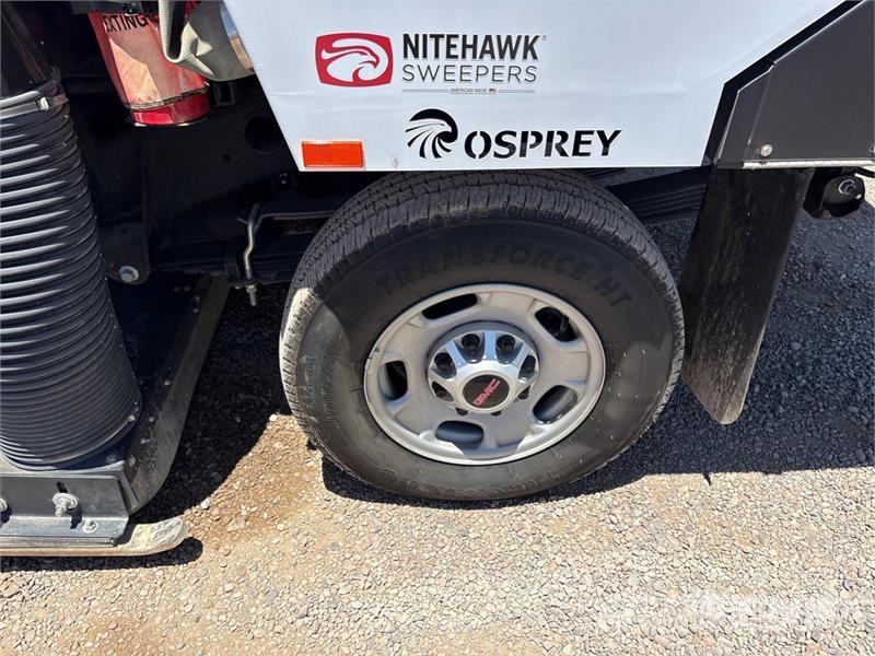 GMC hawk sweepers OSPREYS on  GMC 2500HD Sweeper Truck شاحنات كاسحة